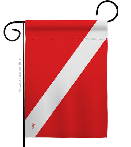 Divers Flag - Sports Interests Vertical Impressions Decorative Flags HG140930 Made In USA