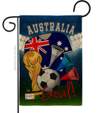 World Cup Australia Soccer - Sports Interests Vertical Impressions Decorative Flags HG192087 Made In USA