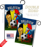 World Cup Belgium Soccer - Sports Interests Vertical Impressions Decorative Flags HG192088 Made In USA