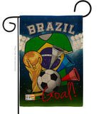 World Cup Brazil Soccer - Sports Interests Vertical Impressions Decorative Flags HG192089 Made In USA