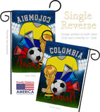 World Cup Colombia Soccer - Sports Interests Vertical Impressions Decorative Flags HG192090 Made In USA