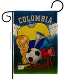 World Cup Colombia Soccer - Sports Interests Vertical Impressions Decorative Flags HG192090 Made In USA