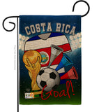 World Cup Costa Rica Soccer - Sports Interests Vertical Impressions Decorative Flags HG192091 Made In USA