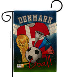 World Cup Denmark Soccer - Sports Interests Vertical Impressions Decorative Flags HG192093 Made In USA