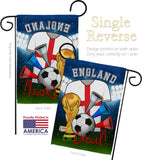 World Cup England Soccer - Sports Interests Vertical Impressions Decorative Flags HG192095 Made In USA