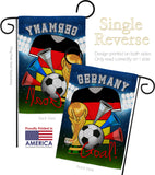 World Cup Germany Soccer - Sports Interests Vertical Impressions Decorative Flags HG192097 Made In USA