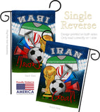 World Cup Iran Soccer - Sports Interests Vertical Impressions Decorative Flags HG192099 Made In USA