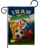 World Cup Iran Soccer - Sports Interests Vertical Impressions Decorative Flags HG192099 Made In USA