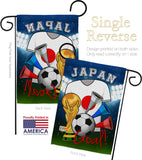 World Cup Japan Soccer - Sports Interests Vertical Impressions Decorative Flags HG192100 Made In USA