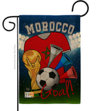 World Cup Morocco Soccer - Sports Interests Vertical Impressions Decorative Flags HG192102 Made In USA