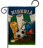 World Cup Nigeria Soccer - Sports Interests Vertical Impressions Decorative Flags HG192103 Made In USA