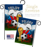 World Cup Poland Soccer - Sports Interests Vertical Impressions Decorative Flags HG192106 Made In USA