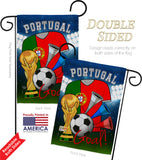 World Cup Portugal Soccer - Sports Interests Vertical Impressions Decorative Flags HG192107 Made In USA