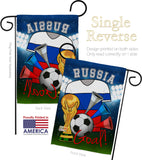 World Cup Russia Soccer - Sports Interests Vertical Impressions Decorative Flags HG192108 Made In USA