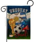 World Cup Uruguay Soccer - Sports Interests Vertical Impressions Decorative Flags HG192117 Made In USA