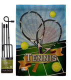 Tennis - Sports Interests Vertical Impressions Decorative Flags HG109002 Made In USA