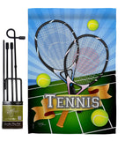 Tennis - Sports Interests Vertical Impressions Decorative Flags HG109002 Made In USA