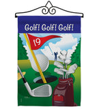 Golf!, Golf!, Golf! - Sports Interests Vertical Impressions Decorative Flags HG109043 Made In USA