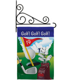 Golf!, Golf!, Golf! - Sports Interests Vertical Impressions Decorative Flags HG109043 Made In USA