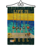 Life Is Reel - Sports Interests Vertical Impressions Decorative Flags HG109058 Made In USA