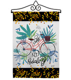 Keep Pedaling - Sports Interests Vertical Impressions Decorative Flags HG137196 Made In USA