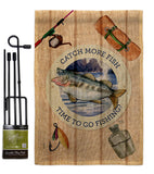 Catch Fish - Sports Interests Vertical Impressions Decorative Flags HG137549 Made In USA