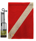 Divers Flag - Sports Interests Vertical Impressions Decorative Flags HG140930 Made In USA