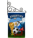 World Cup Argentina Soccer - Sports Interests Vertical Impressions Decorative Flags HG192086 Made In USA