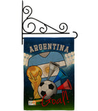 World Cup Argentina Soccer - Sports Interests Vertical Impressions Decorative Flags HG192086 Made In USA