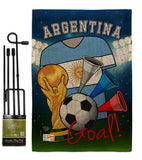 World Cup Argentina Soccer - Sports Interests Vertical Impressions Decorative Flags HG192086 Made In USA