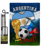 World Cup Argentina Soccer - Sports Interests Vertical Impressions Decorative Flags HG192086 Made In USA