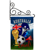 World Cup Australia Soccer - Sports Interests Vertical Impressions Decorative Flags HG192087 Made In USA