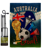 World Cup Australia Soccer - Sports Interests Vertical Impressions Decorative Flags HG192087 Made In USA