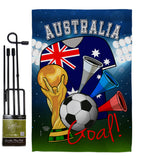 World Cup Australia Soccer - Sports Interests Vertical Impressions Decorative Flags HG192087 Made In USA