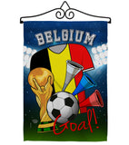 World Cup Belgium Soccer - Sports Interests Vertical Impressions Decorative Flags HG192088 Made In USA