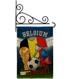 World Cup Belgium Soccer - Sports Interests Vertical Impressions Decorative Flags HG192088 Made In USA