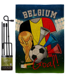 World Cup Belgium Soccer - Sports Interests Vertical Impressions Decorative Flags HG192088 Made In USA