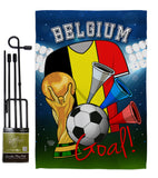 World Cup Belgium Soccer - Sports Interests Vertical Impressions Decorative Flags HG192088 Made In USA