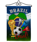 World Cup Brazil Soccer - Sports Interests Vertical Impressions Decorative Flags HG192089 Made In USA