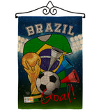 World Cup Brazil Soccer - Sports Interests Vertical Impressions Decorative Flags HG192089 Made In USA