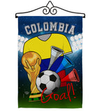 World Cup Colombia Soccer - Sports Interests Vertical Impressions Decorative Flags HG192090 Made In USA
