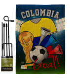 World Cup Colombia Soccer - Sports Interests Vertical Impressions Decorative Flags HG192090 Made In USA