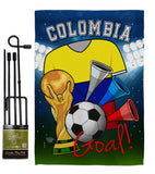 World Cup Colombia Soccer - Sports Interests Vertical Impressions Decorative Flags HG192090 Made In USA