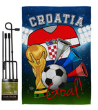 World Cup Croatia Soccer - Sports Interests Vertical Impressions Decorative Flags HG192092 Made In USA