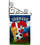 World Cup Denmark Soccer - Sports Interests Vertical Impressions Decorative Flags HG192093 Made In USA