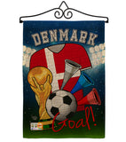 World Cup Denmark Soccer - Sports Interests Vertical Impressions Decorative Flags HG192093 Made In USA