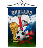 World Cup England Soccer - Sports Interests Vertical Impressions Decorative Flags HG192095 Made In USA