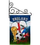 World Cup England Soccer - Sports Interests Vertical Impressions Decorative Flags HG192095 Made In USA