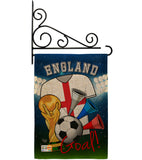 World Cup England Soccer - Sports Interests Vertical Impressions Decorative Flags HG192095 Made In USA