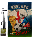 World Cup England Soccer - Sports Interests Vertical Impressions Decorative Flags HG192095 Made In USA